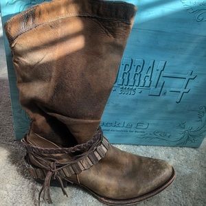 Corral indie spirit fringe boots